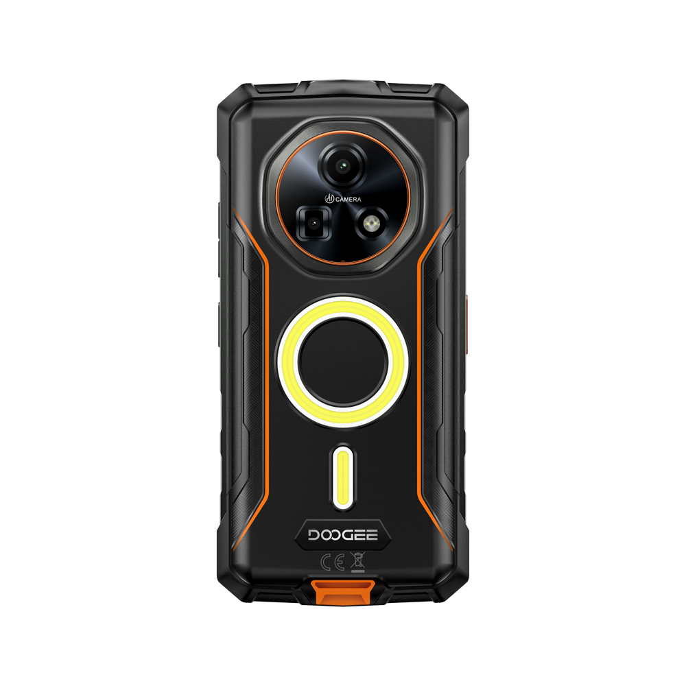 DOOGEE Fire 5 Ultra Rugged Smartphone Luci da campeggio doppie Android 15 Cellulare indistruttibile