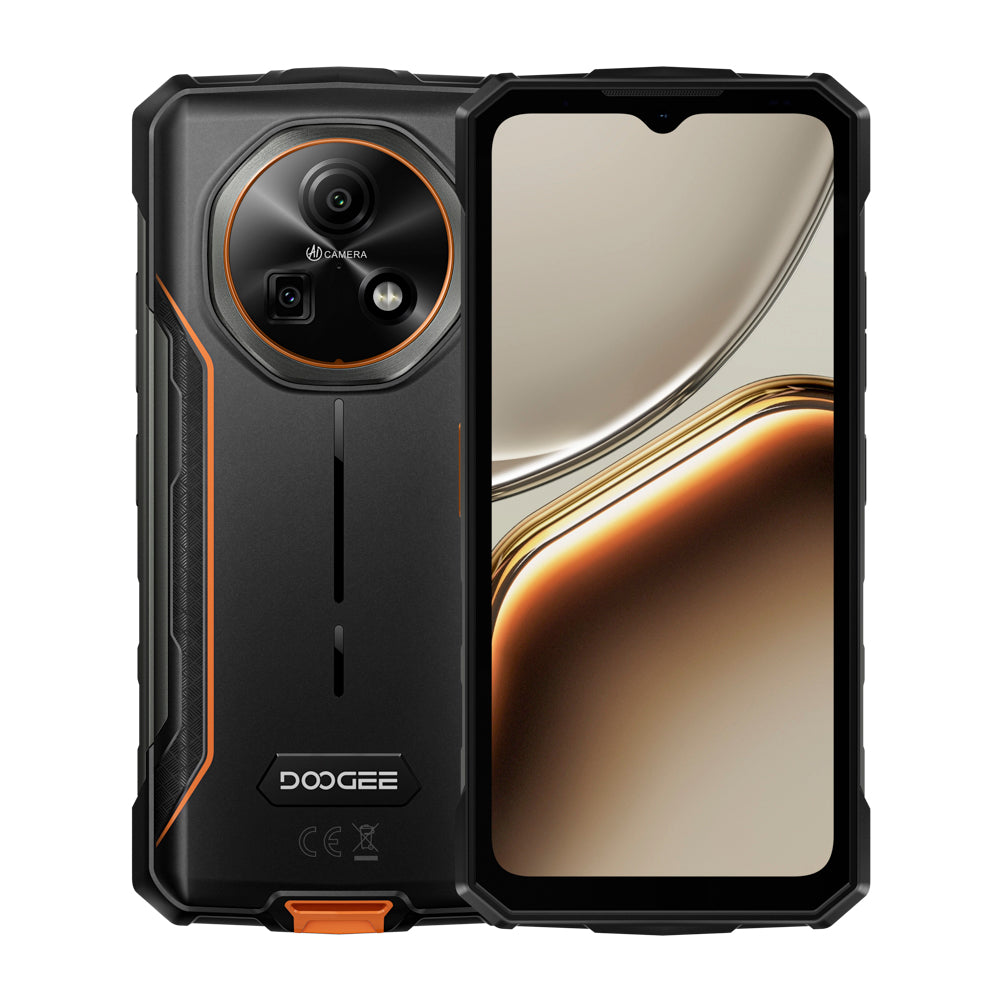 DOOGEE Fire 5 Rugged Smartphone 13000mAh 10W 4G Android 15 Telefono Indistruttibile