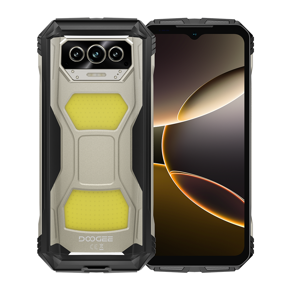 DOOGEE V Max S 22000mAh Batteria di grandi dimensioni Doppie luci da campeggio Telefono robusto Android 14