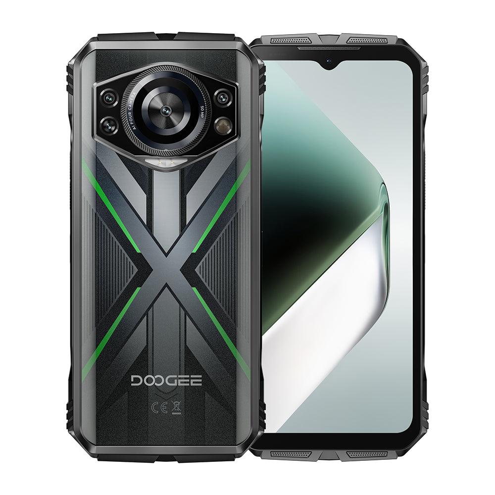 DOOGEE S cyber Pro Rugged Smartphone, 32(12+20)GB+512GB Helio G100, 10800mAh/33W
