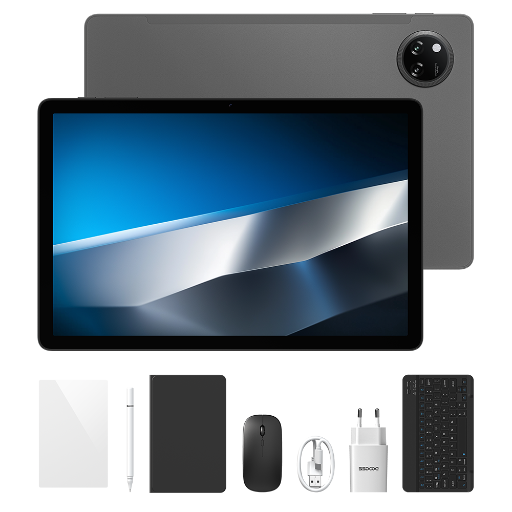 DOOGEE Tab A9+ Tablet Unisoc T7200 20GB+64GB 11 pollici 8580mAh Android 15