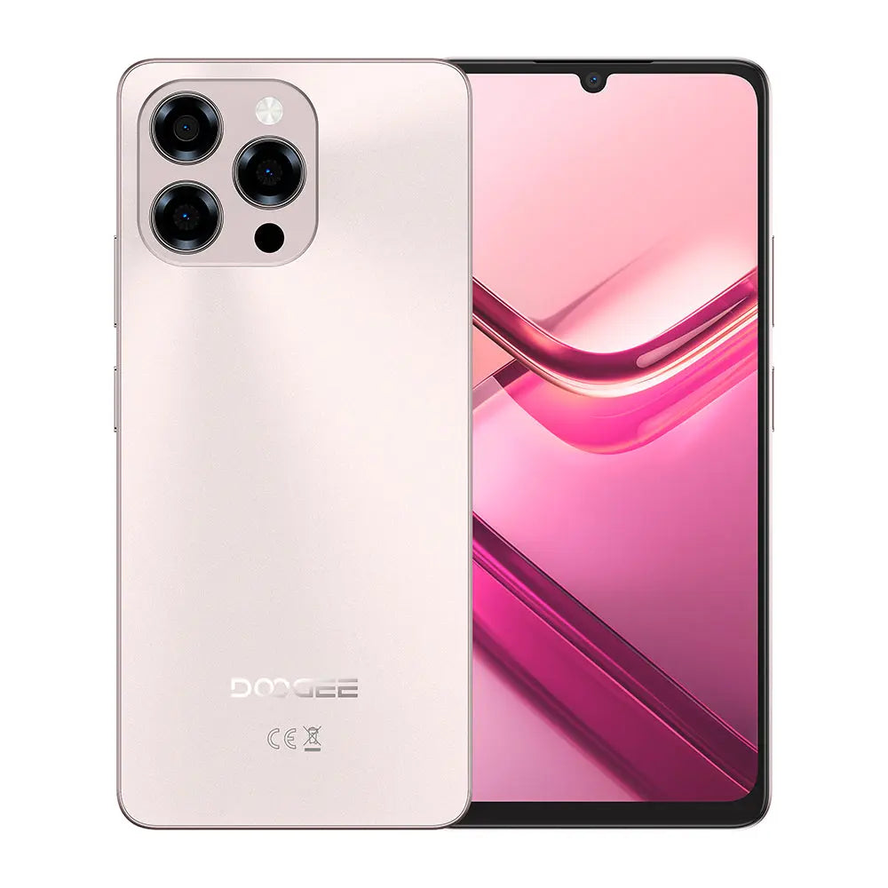スマートフォン NOTE58PRO , ピンク DOOGEE Note58 Pro 32GB RAM+256GB ROM Android 15 Smart Phone