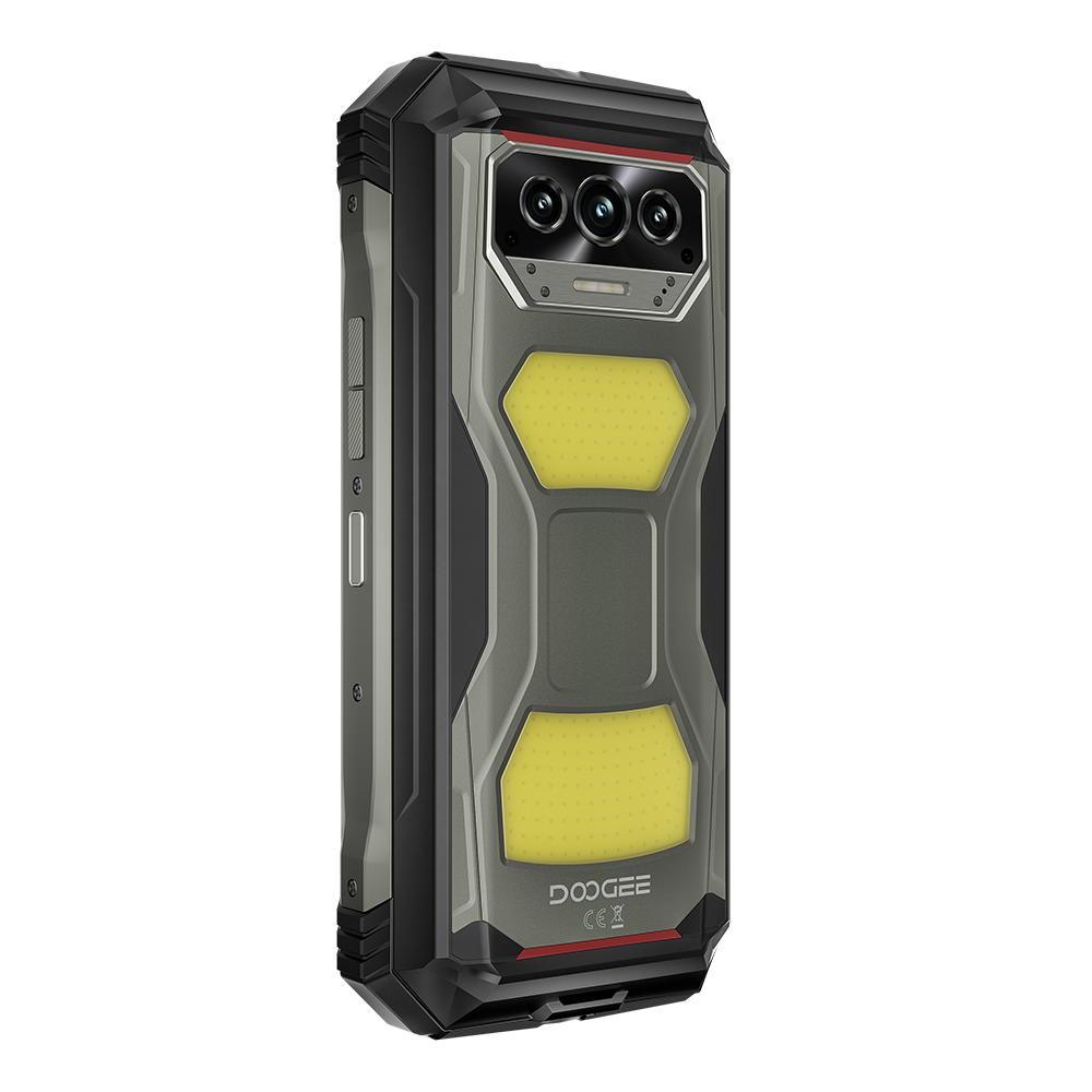 DOOGEE V Max S 22000mAh Batteria di grandi dimensioni Doppie luci da campeggio Telefono robusto Android 14