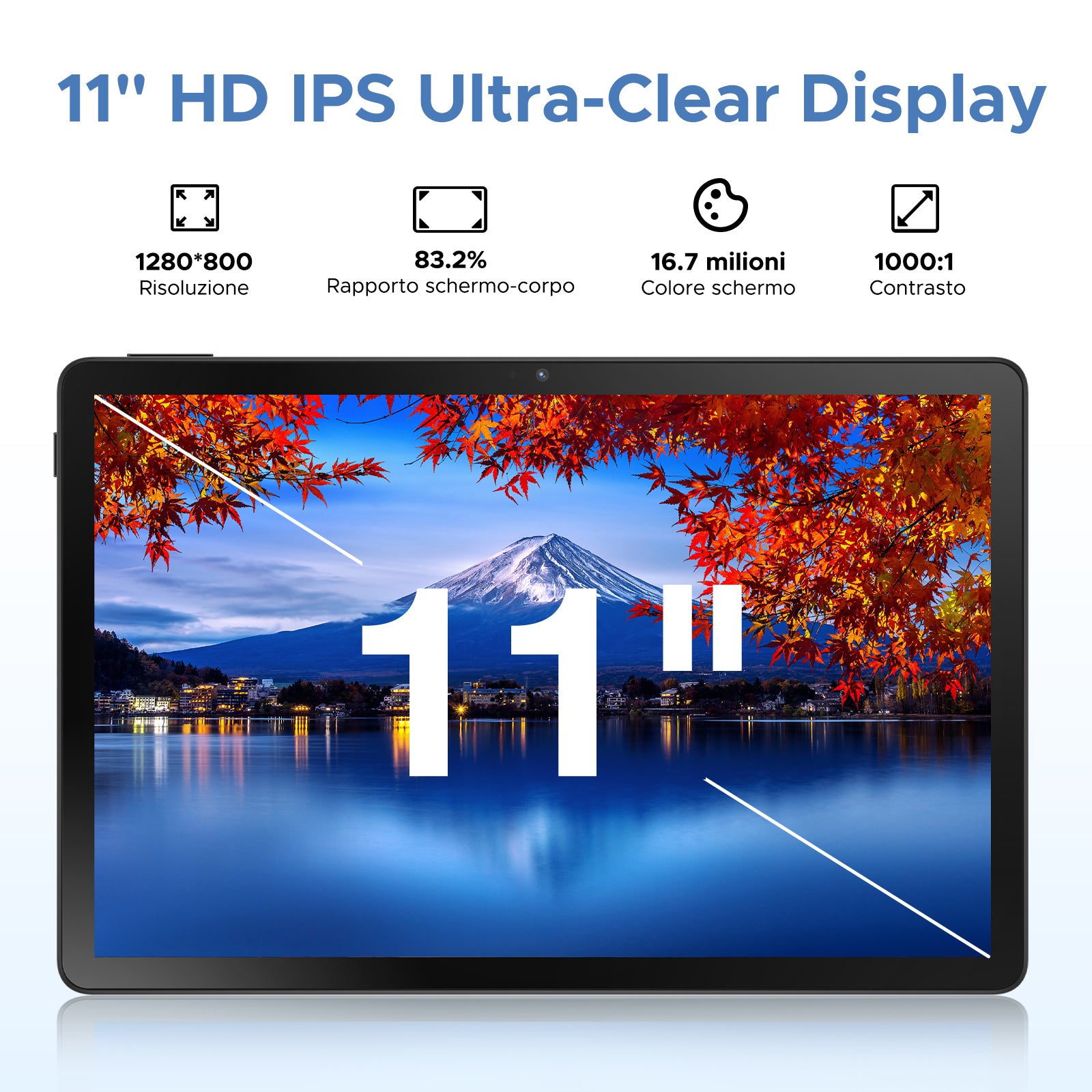 DOOGEE U11 Pro VIP 30 GB RAM + 256 GB ROM 11 pollici 5060 mAh Android 15 Tablet