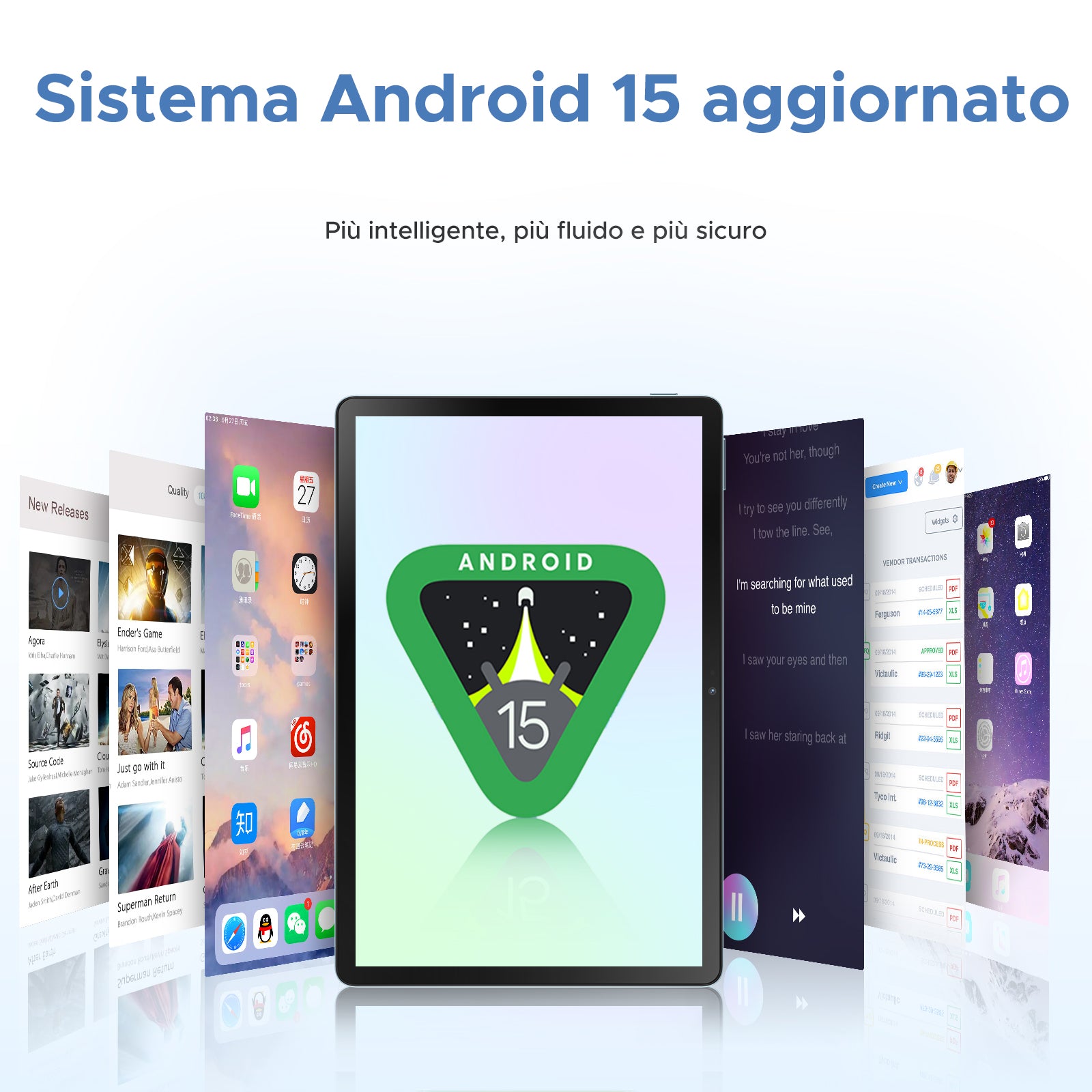 DOOGEE U11 Pro VIP 30 GB RAM + 256 GB ROM 11 pollici 5060 mAh Android 15 Tablet