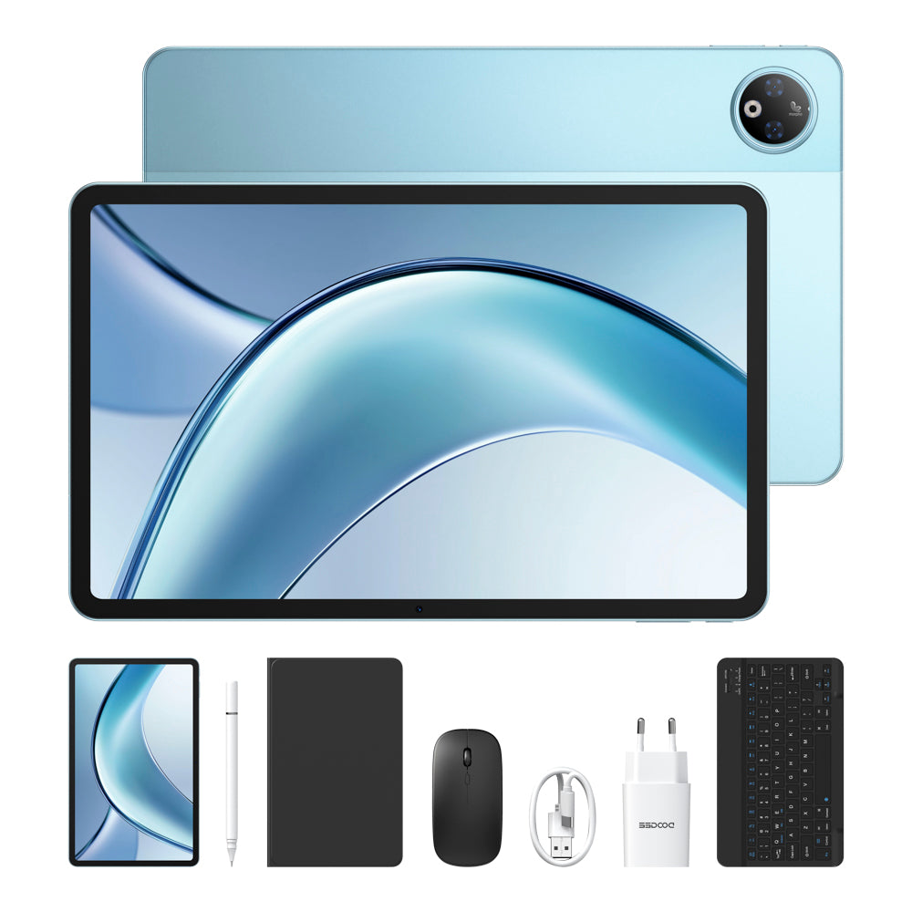 DOOGEE Tablet V Pad 5G da 12'' con display ultra-trasparente da 2,4K e Android 15