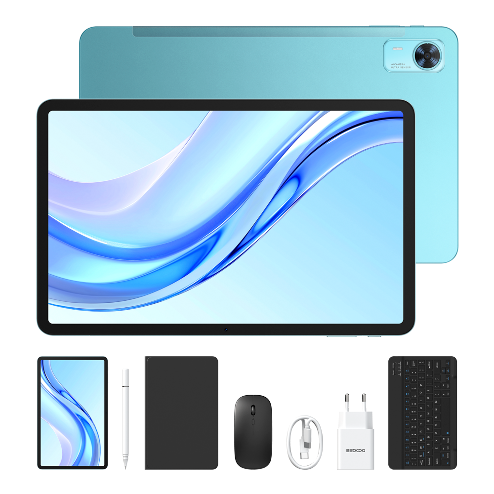 DOOGEE Tablet Tab E3+ da 12 pollici, 8800 mAh, 256 GB, Android 15