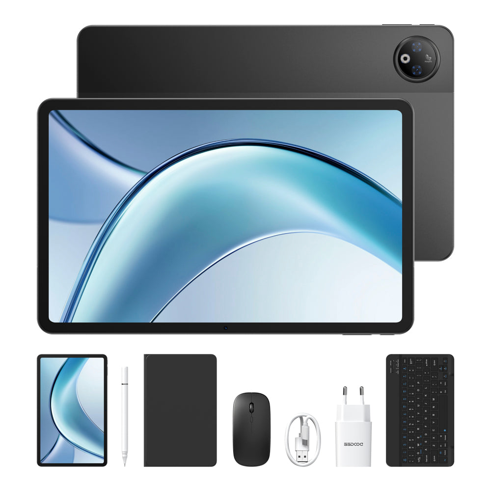 DOOGEE Tablet V Pad 5G da 12'' con display ultra-trasparente da 2,4K e Android 15