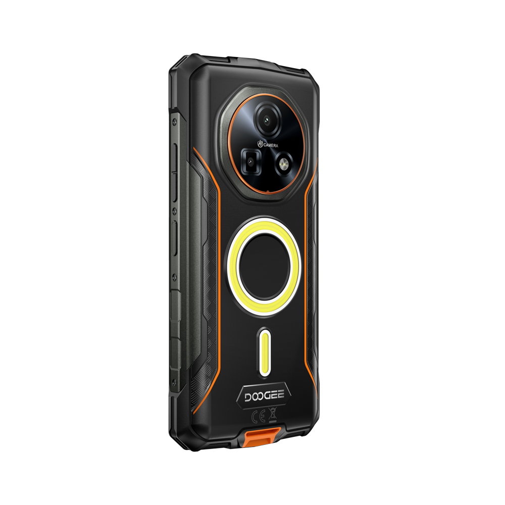 DOOGEE Fire 5 Ultra Rugged Smartphone Luci da campeggio doppie Android 15 Cellulare indistruttibile