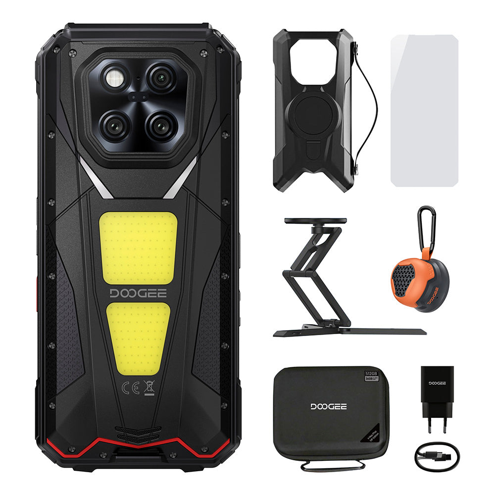 DOOGEE V Max Play Smartphone robusto con fotocamera AI da 200 MP, 5G, proiettore