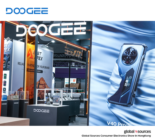 DOOGEE presenta le ultime tecnologie innovative al Global Sources Consumer Electronics Show di Hong Kong