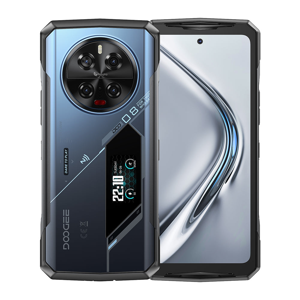 DOOGEE V40 Pro Rugged Smartphone, D7300 5G Octa-Core, 1.47” Rear Displ