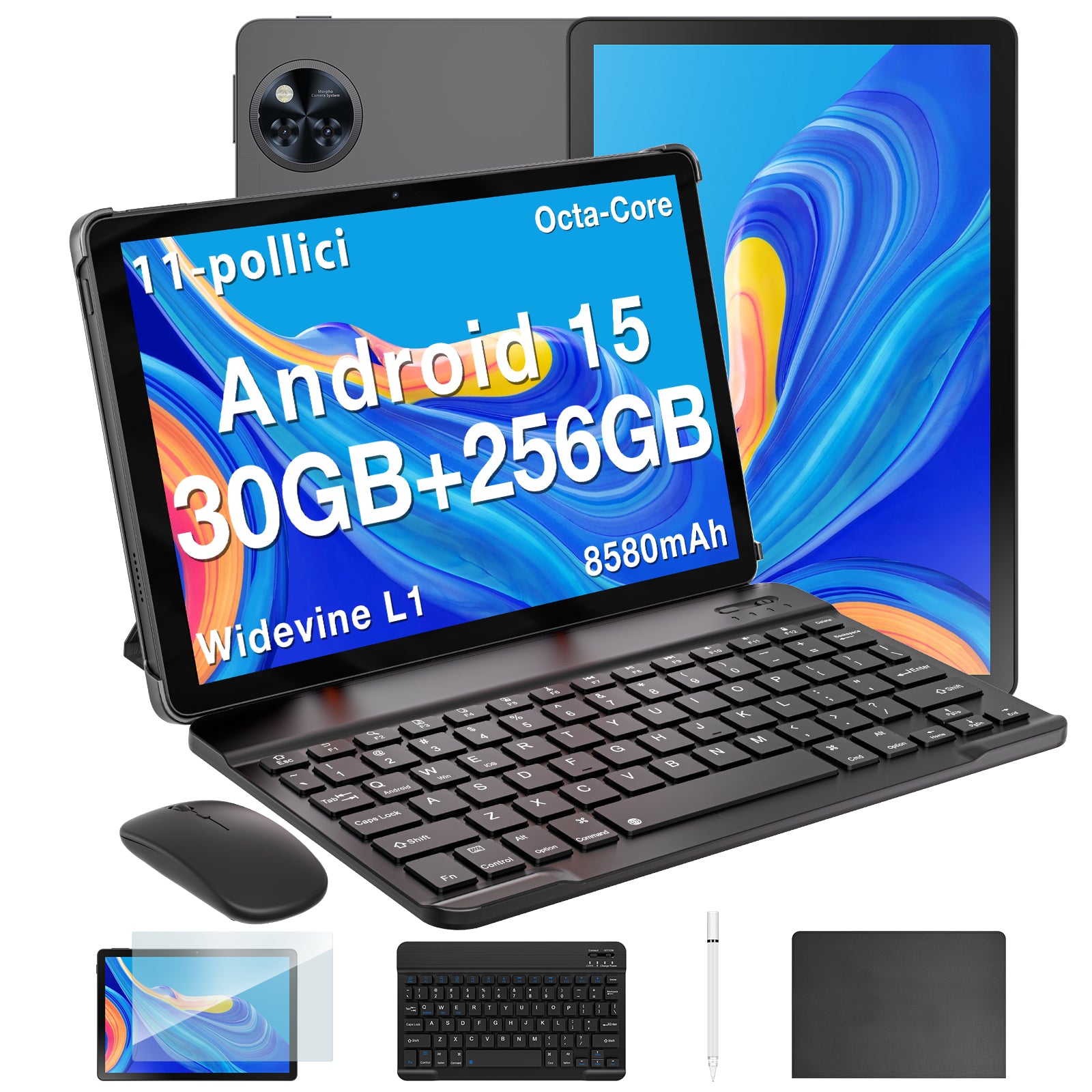 DOOGEE U11 Pro VIP 256GB アンドロイド タブレット DOOGEE U11 Pro VIP 30 GB RAM + 256 GB ROM 11 pollici 5060 mAh Android